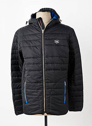 Doudoune poches a capuche noir CAMBERABERO homme