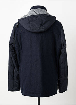 Doudoune poches a capuche bleu CAMBERABERO homme