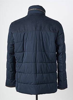 Doudoune manches longues a capuche bleu CAMBERABERO homme