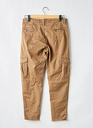 Pantalon cargo tissage popeline taille normale marron IMPERIAL femme