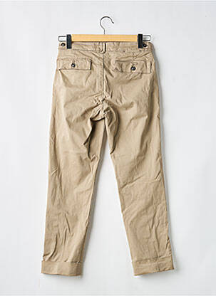 Pantalon chino fermeture zippée sous rabat avec crochet taille normale vert IMPERIAL homme