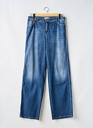 Jeans coupe large stretch taille normale bleu PLEASE femme