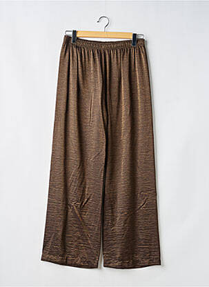 Pantalon large coupe fluide taille normale marron IMPERIAL femme