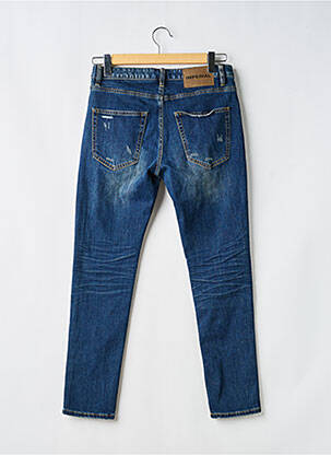 Jeans coupe slim effet usé délavé taille normale bleu IMPERIAL femme
