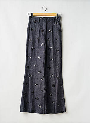 Jean coupe flare stretch taille haute bleu DIXIE femme