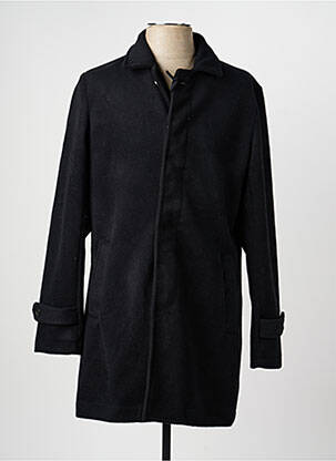 Manteau long manches longues sans capuche noir IMPERIAL homme