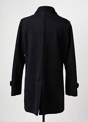 Manteau long manches longues sans capuche noir IMPERIAL homme