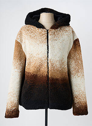 Polaire capuche beige IMPERIAL homme