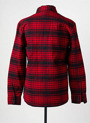 Veste casual fermeture boutonnée sur le devant rouge IMPERIAL homme
