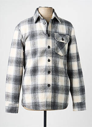 Veste casual fermeture boutonnée sur le devant gris IMPERIAL homme