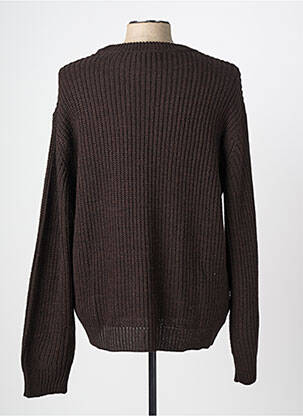 Pull stretch manches longues marron IMPERIAL homme