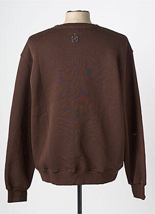 Sweat-shirt stretch manches longues marron IMPERIAL homme