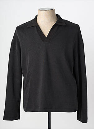 Sweat-shirt stretch manches longues noir IMPERIAL homme