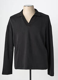 Sweat-shirt stretch manches longues noir IMPERIAL homme