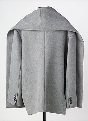 Manteau court coupe droite sans capuche gris IMPERIAL femme