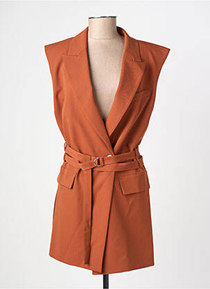Gilet sans manche poches orange IMPERIAL femme