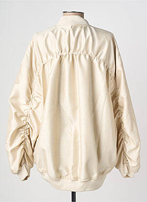 Blouson effet matière satinée beige IMPERIAL femme