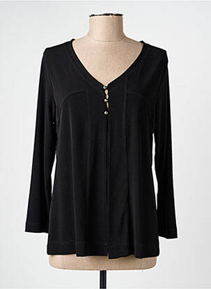 T-shirt manches longues manches longues noir TELMAIL femme