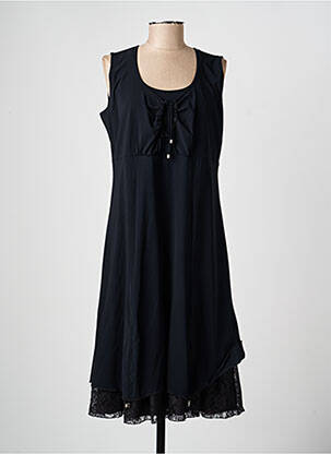 Robe mi-longue sans manche sans manche noir JEAN DELFIN femme