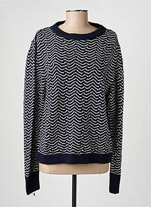 Pull coupe droite manches longues noir ANDAM femme
