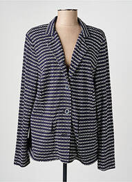 Veste casual coupe droite bleu ERFO femme