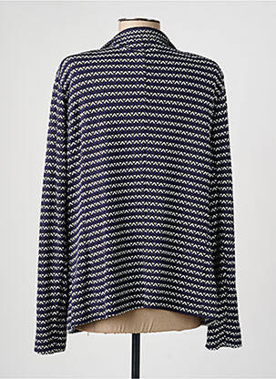 Veste casual coupe droite bleu ERFO femme