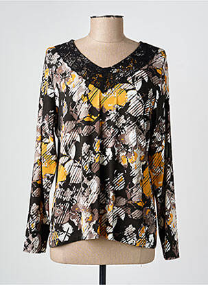 T-shirt manches longues manches longues noir TELMAIL femme