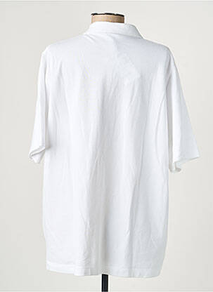 Polo coupe droite manches courtes blanc RABE femme
