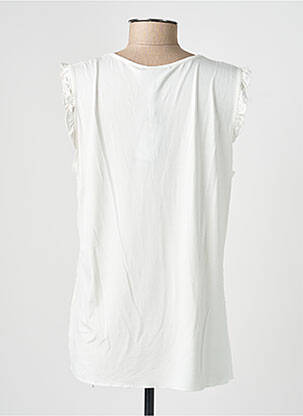 T-shirt coupe droite manches courtes blanc TELMAIL femme