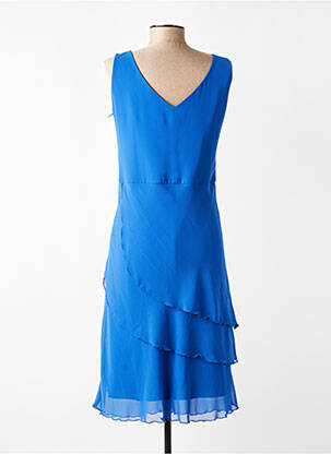 Robe mi-longue sans manche sans manche bleu JEAN DELFIN femme