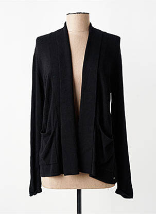 Gilet manches longues manches longues noir CHRISTINE LAURE femme
