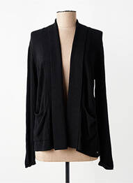 Gilet manches longues manches longues noir CHRISTINE LAURE femme