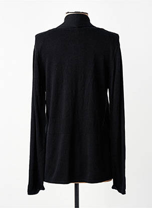 Gilet manches longues manches longues noir CHRISTINE LAURE femme