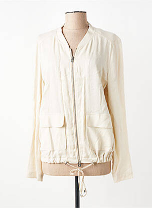 Veste casual fermeture zippée sur le devant beige ERFO femme