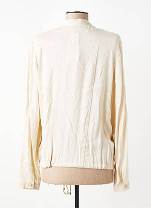 Veste casual fermeture zippée sur le devant beige ERFO femme