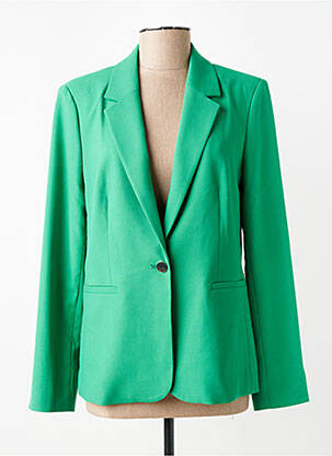 Blazer poignets boutonnés vert JULIE GUERLANDE femme