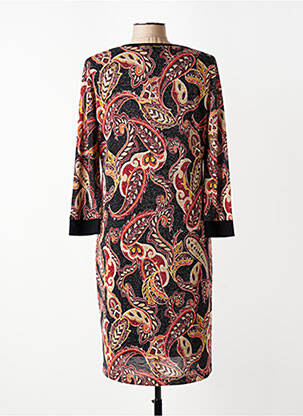 Robe mi-longue manches 3/4 manches 3/4 noir TELMAIL femme