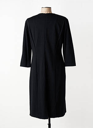 Robe mi-longue manches longues manches longues noir GERRY WEBER femme