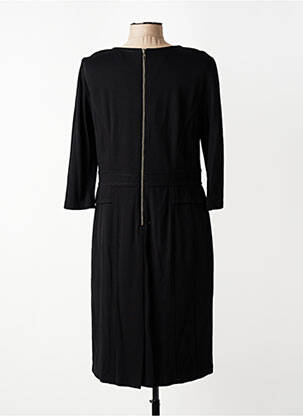 Robe mi-longue manches 3/4 manches 3/4 noir GERRY WEBER femme
