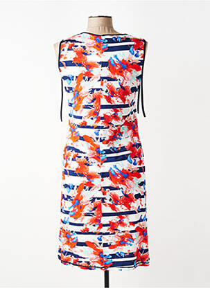 Robe mi-longue sans manche sans manche bleu SAINT CHARLES femme