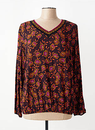 T-shirt manches longues manches longues violet TELMAIL femme