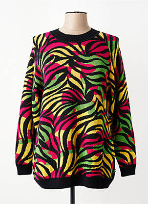Pull coupe droite manches longues noir EPINE & NOISETTE femme
