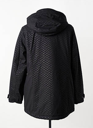 Parka fermeture zippée sur le devant a capuche noir BARBARA LEBEK femme