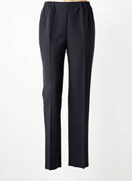 Pantalon slim tissage popeline taille normale noir KARTING femme