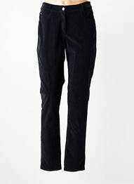 Pantalon slim taille normale taille normale noir GREGORY PAT femme
