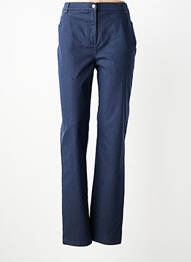 Jeans coupe slim tissage brut taille normale bleu KARTING femme