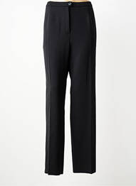 Pantalon droit stretch taille normale noir KARTING femme