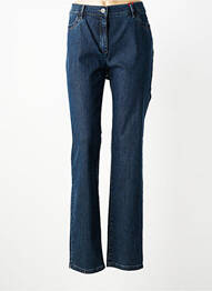 Jeans coupe slim tissage brut taille normale bleu TONI femme