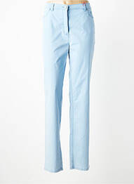 Pantalon slim taille élastique taille normale bleu TONI femme