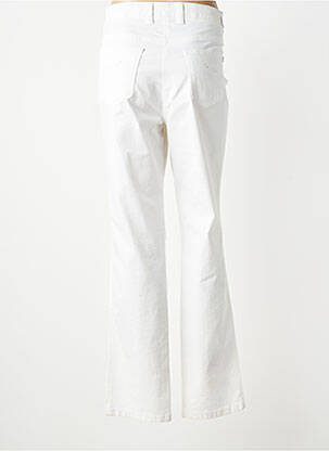 Pantalon slim tissage popeline taille normale beige TONI femme